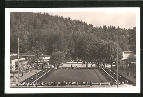 Carte postale bad - carte,