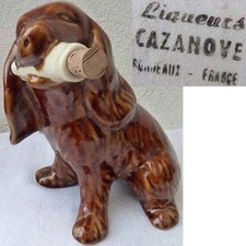 Barbotine bouteille zoomorphe - bouteille,