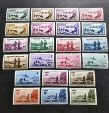 COLONIE SAINT PIERRE ET MIQUELON N°167/188 NEUF **/* LUXE MNH LIRE DESCRIPTIF !