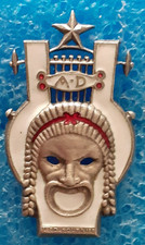 ANCIEN INSIGNE Médaille Franc - Maçon loge d'Artiste Art Dramatique vers 1900/20