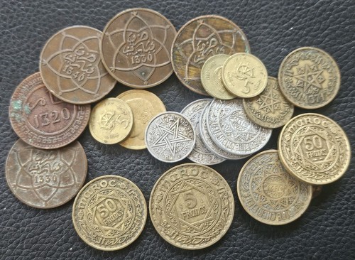 118 maroc lot x21 monnaies - x21,