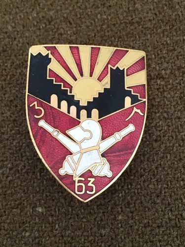 Insigne 63 bataillon - du,