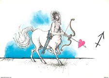 Astrologie - Sagittaire - Illustration Ronald Searle - CPM - Carte Neuve - Voir