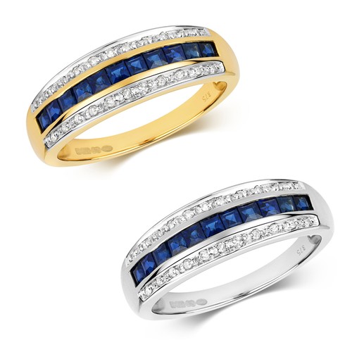 Bague semi pavée - bague,