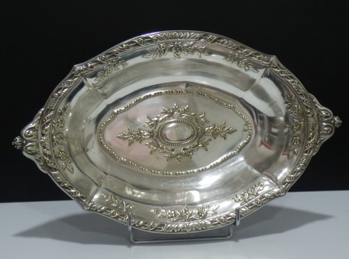 Plat métal argenté - plat,