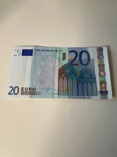Billet euros 2002 - de, 20