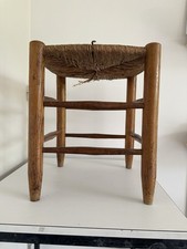 Tabouret Paille Charlotte Perriand, Montagne, Campagne, Design