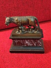 Bronze Romain Romus &Romulus Avec La Louve Fin XIX Début XX