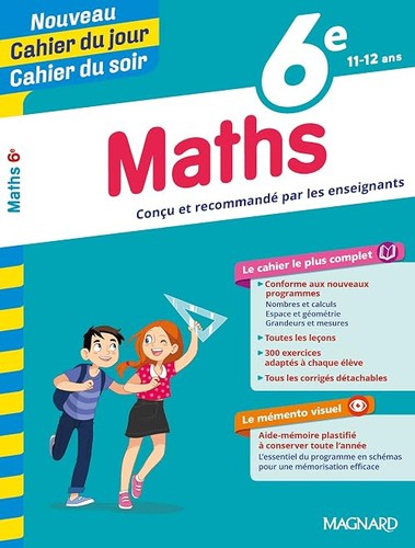 Maths cahier du jour - maths,