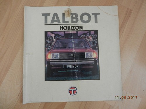 Catalogue talbot horizon 1979 - talbot,