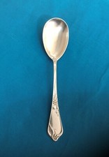 Cuillère de service ART NOUVEAU en argent massif Couvert Table 19cm no Minerve