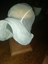 Coiffe Bonnet ancien pour Femme En Tulle Bonnet Adulte