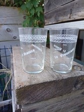 2 Verres  Le Vendéen - La Vendéenne  Limonade Eau de Table Sirop Soda