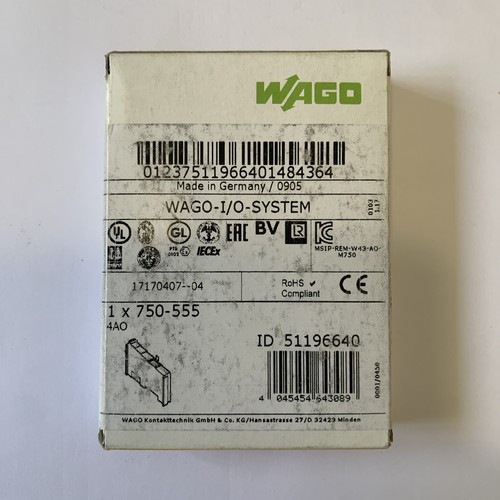 Système wago 750 555 - système, 750-555