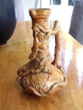 Pichet en grès de Beauvaisis - serpent mangeant le raisin