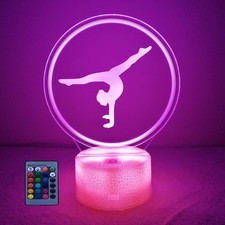 3D Gymnastique LED Lampe Art