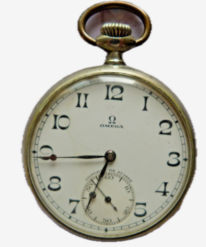 Montre gousset omega metal - de,