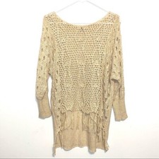 Ya Los Angeles Cream Crocheted