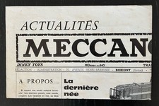 Actualités meccano dinky - meccano,