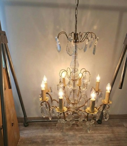 Lustre pampilles branches - lustre, pampilles.