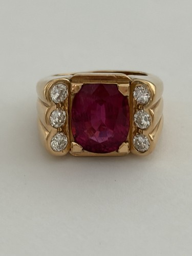 7477 bague tank or jaune - -,