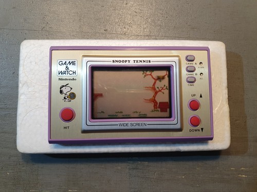 Snoopy tennis nintendo game - tennis,