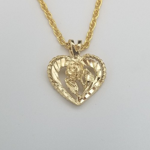 14kt plaqué coeur - or,