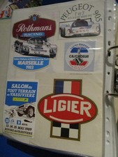 LOT 5 AUTOCOLLANTS SPORT AUTO