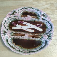 Assiette Asperge Barbotine