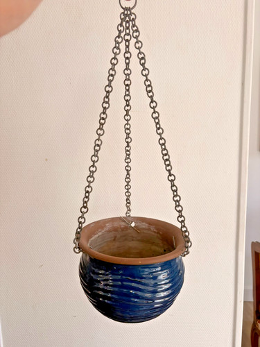 Suspension jardinière pot - , en