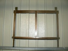 ANCIEN SUPPORT EN BOIS PLIANT LUTRIN DE PARTITIONS PIANO FIXATION MURALE XIX