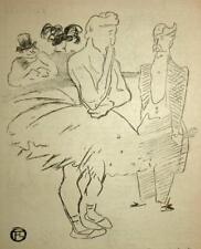 Différentes illustrations de TOULOUSE LAUTREC tirée du journal satyrique LE RIRE