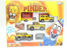 Majorette 1/60 - Coffret Cirque Pinder Animaux - Land Rover - Peugeot 504 Dangel