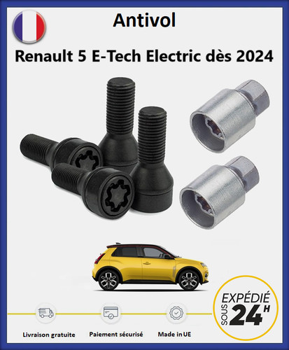 Ecrous antivol roues - ecrous,