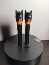 Batman PEZ Candy Dispenser (Noir Vintage 1985) 2x Pack