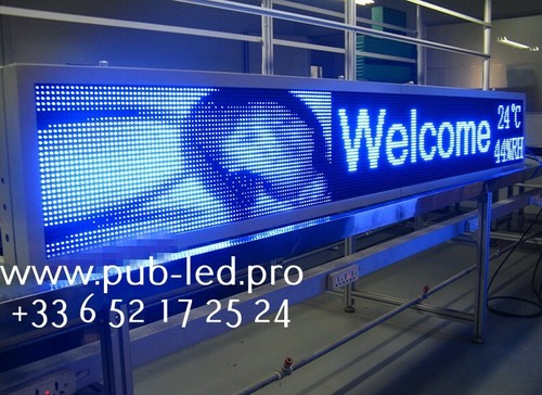 Enseigne lumineuse led journal - led,