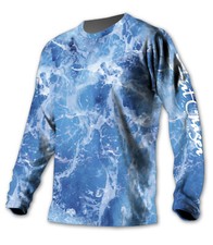 Men's Long Sleeve Blue Water