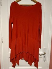 Pull tunique orange grande