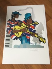 AFFICHE POSTER SIGNÉ JAZZ