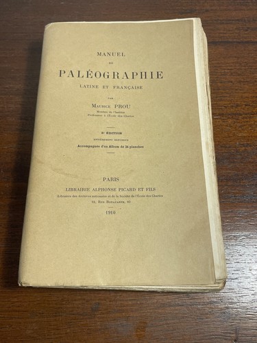 Manuel paléographie latine - manuel,