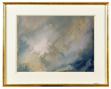 PIERRE PATUREAU (1924-2020) PAYSAGE ET EFFETS DE LUMIERE A SAINTE-CHRISTIE (35)