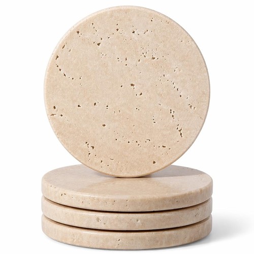 Koville travertine coasters - koville,