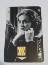 TÉLÉCARTE  50  VIDE  D' UNITÉ  FRANCE TELECOM -  JEANNE MOREAU