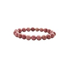 RHODONITE ROSE BRACELET BOULES