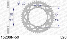 Couronne Afam 15206N-50 En