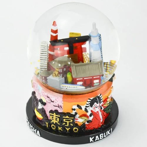 Boule neige japonaise faite - à,