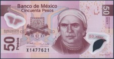 Mexique - P123r - 50 Pesos