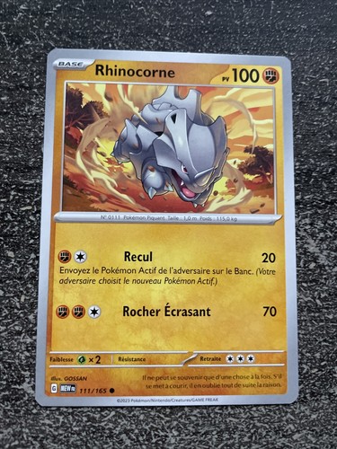 Rhinocorne commune pokémon - commune,