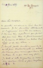 ✒ L.A.S Octave UZANNE bibliophile écrivain à l'avocat belge Octave MAUS