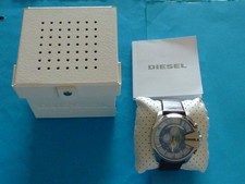 MONTRE CHRONOGRAPHE HOMME  DIESEL MEGA CHIEF  10 BAR  CADRAN BLEU - OCCASION TBE